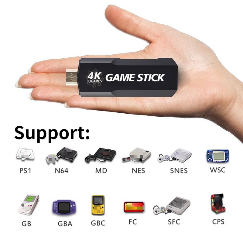 Super Game Stick Retrô - 40.000 jogos + 2 Controles